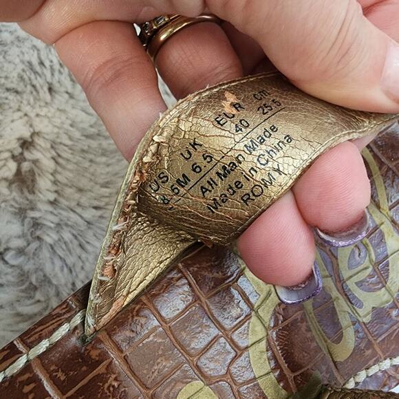 SAM EDELMAN  ROMY THONG CORK WEDGE SANDAL SIZE 8.5 - Picture 5 of 8